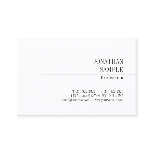 Trendy Elegant Minimalistic Design Classic Look