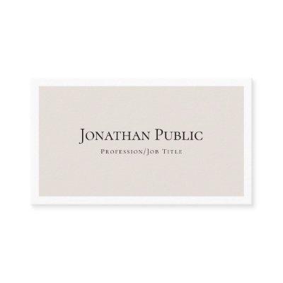 Trendy Elegant Minimalistic Design Modern Plain