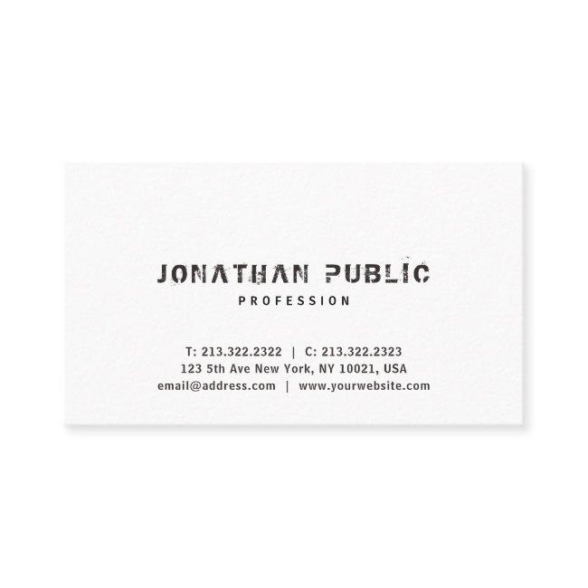 Trendy Elegant Simple Modern Professional Template