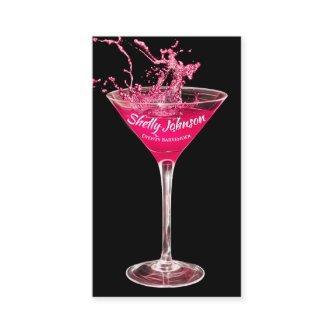 Trendy Events Bartender Neon Hot Pink Splash