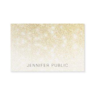 Trendy Gold Glitter Template Modern Elegant