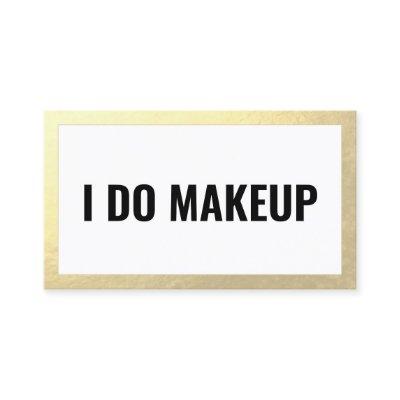 Trendy Gold Makeup Artist
