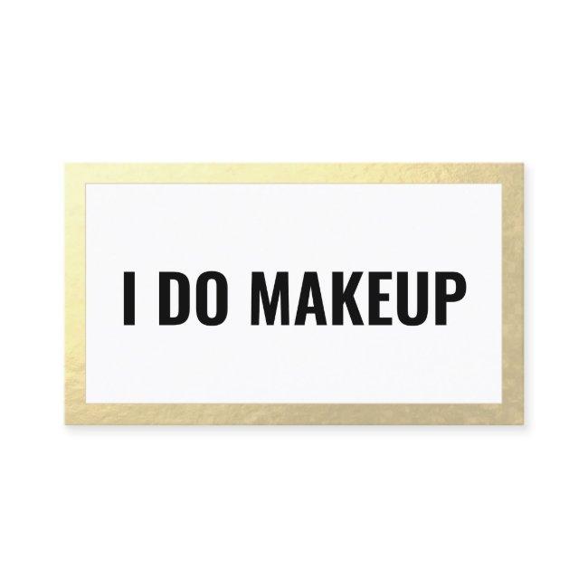 Trendy Gold Makeup Artist