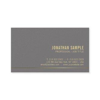 Trendy Gold Text Elegant Design Modern Plain Luxe