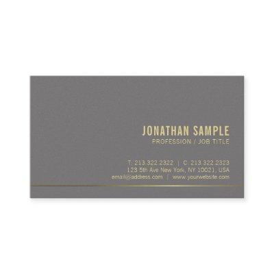 Trendy Gold Text Elegant Design Modern Plain Luxe