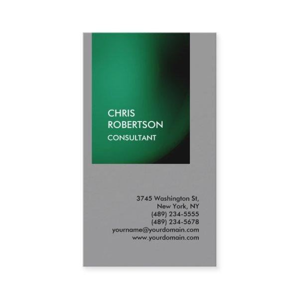 Trendy green grey vertical unique