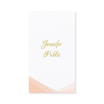 Trendy Handwritten Gold Script Template Modern