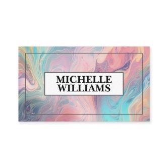 Trendy Iridescent Rainbow Foil Texture