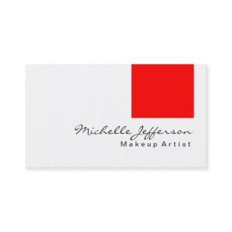 Trendy Makeup Artist White Style