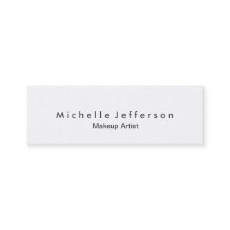 Trendy Makeup Artist White Style