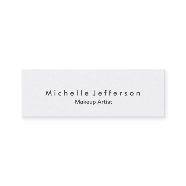Trendy Makeup Artist White Style