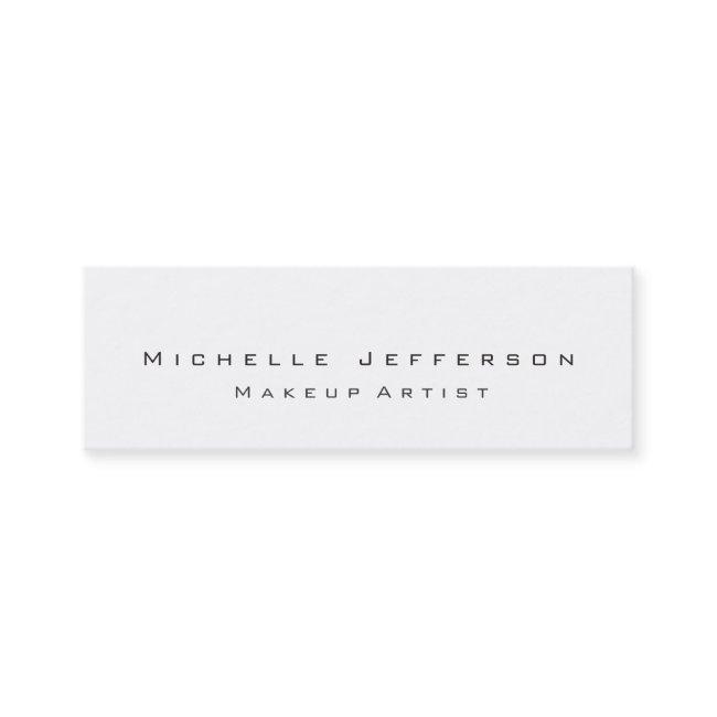 Trendy Makeup Artist White Style