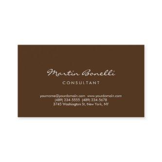Trendy Minimalist Brown Color