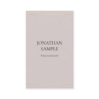 Trendy Minimalist Design Elegant Plain Modern Luxe