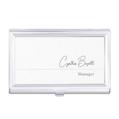 Trendy Minimalist Modern Plain Simple Template  Case