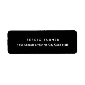 Trendy Minimalist Professional Black Label