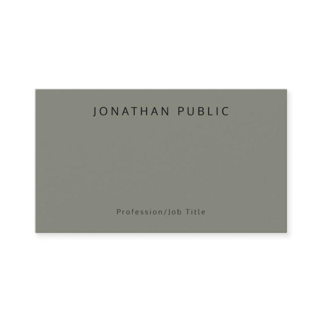 Trendy Modern Elegant Colors Minimalist Template