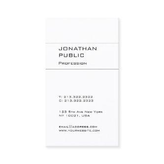 Trendy Modern Elegant Design Minimalist Plain