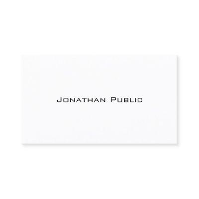 Trendy Modern Elegant Design Simple Plain