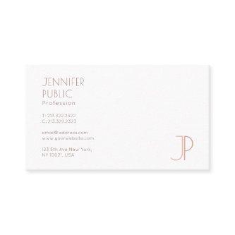 Trendy Modern Elegant Monogram Template Custom