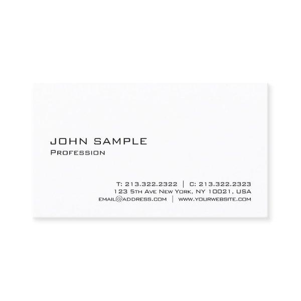 Trendy Modern Elegant Simple Professional Profile