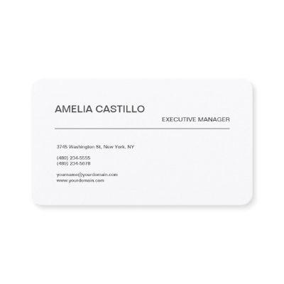 Trendy Modern Minimalist
