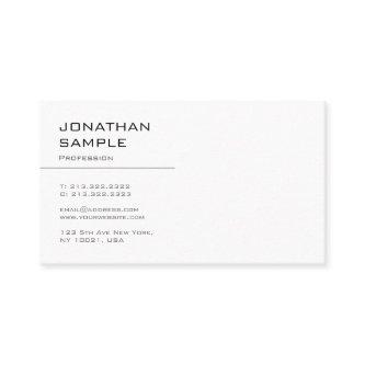 Trendy Modern Minimalist Design Elegant Plain