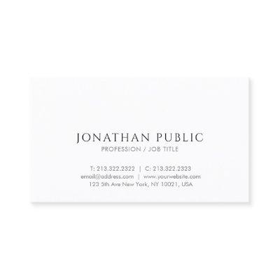 Trendy Modern Minimalist Design Elegant Template