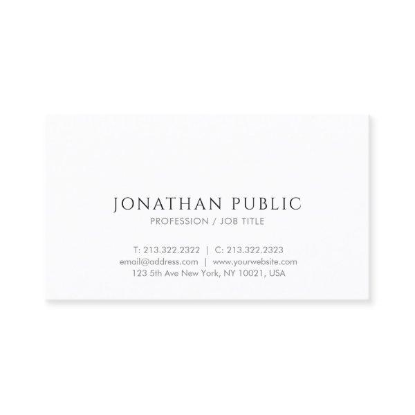 Trendy Modern Minimalist Design Elegant Template