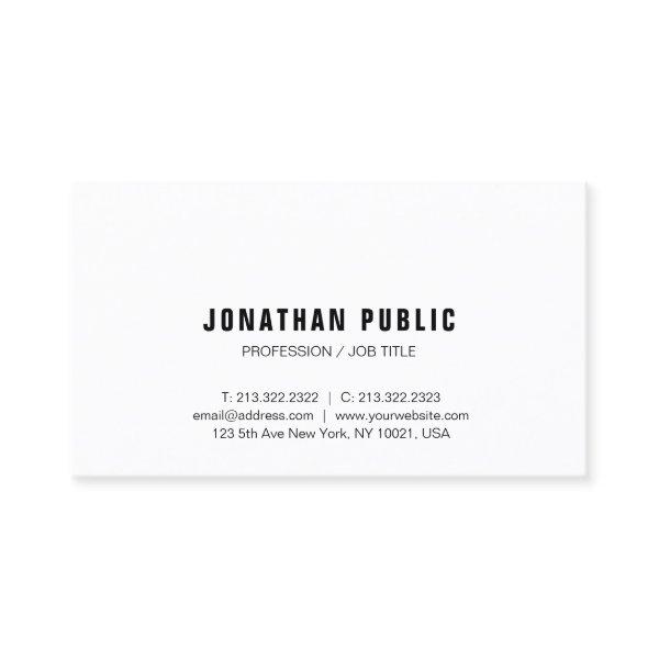 Trendy Modern Minimalist Design Elegant Template