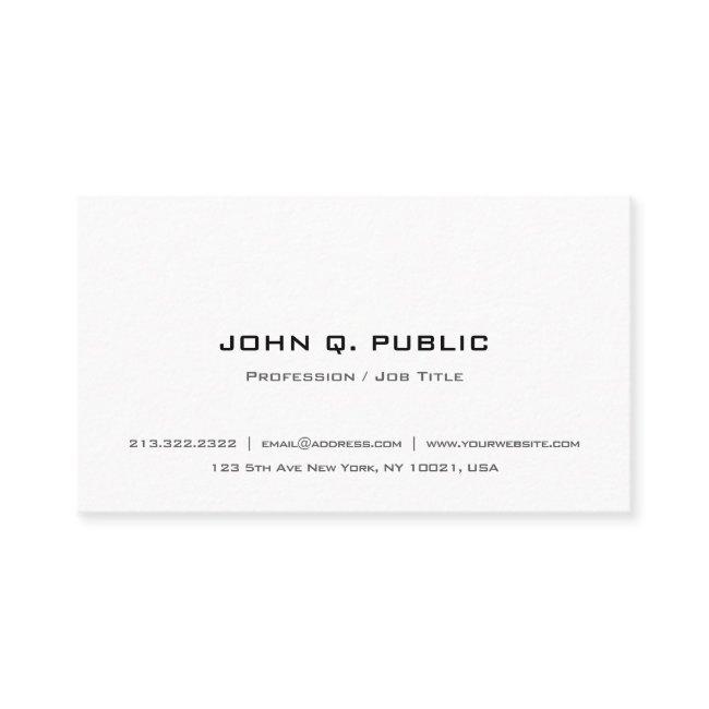 Trendy Modern Minimalist Elegant Simple Template