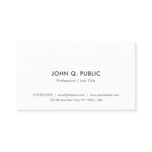 Trendy Modern Minimalist Elegant Simple Template