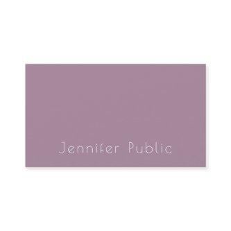 Trendy Modern Minimalist Template Elegant Purple