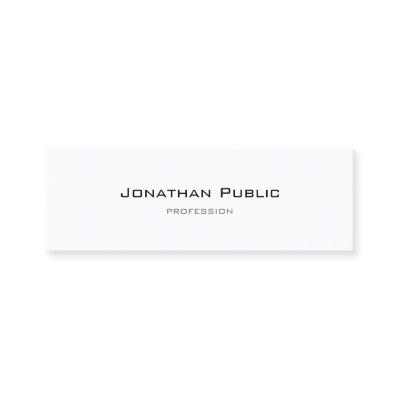 Trendy Modern Minimalistic Design Elegant Plain Mini