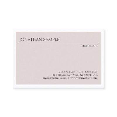 Trendy Modern Simple Design Elegant Professional