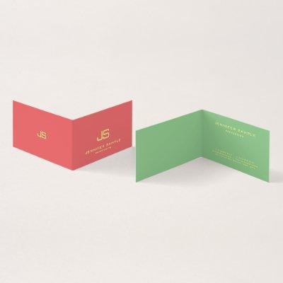 Trendy Modern Stylish Monogram Book Fold Best