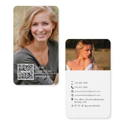 Trendy Modern Stylish QR code photo