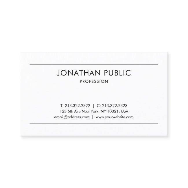 Trendy Modern Stylish Simple Graphic Design Chic