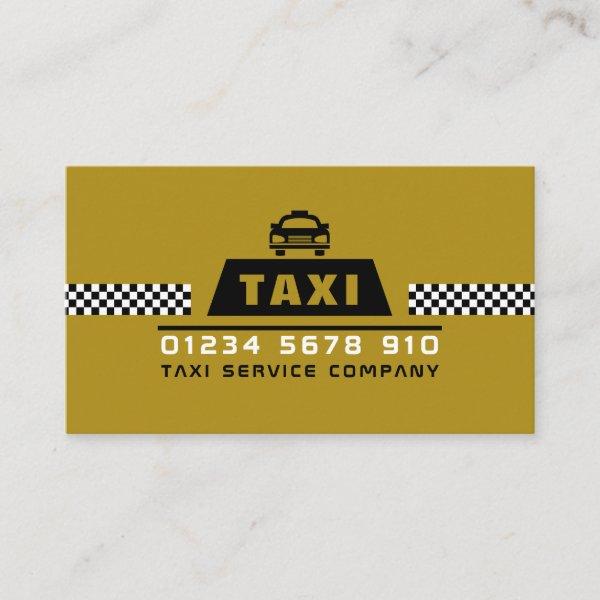 Trendy & Modern Taxi Cab Driver