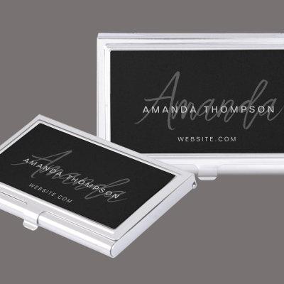 Trendy Monogram Modern Personalized With Name  Case