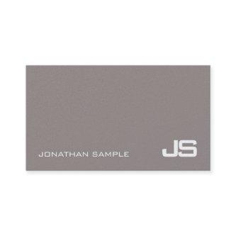 Trendy Monogram Plain Modern Classy Design Luxury
