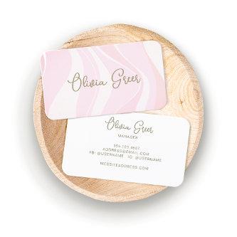 Trendy Pastel Pink Retro Waves