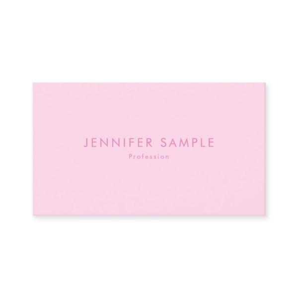 Trendy Pink Professional Simple Template Modern