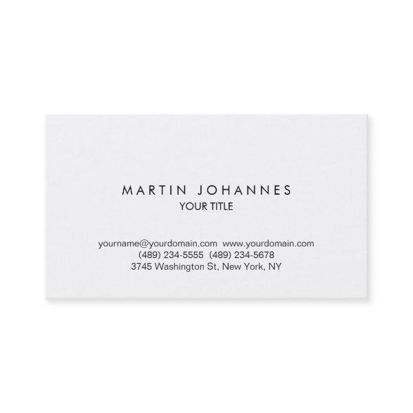 Trendy Plain Professional White
