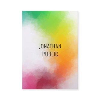 Trendy Professional Colorful Modern Abstract Art