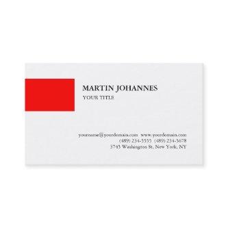 Trendy Professional Red White