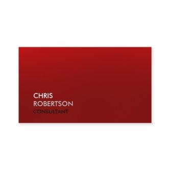 Trendy Red Black Professional