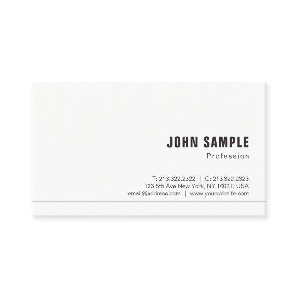 Trendy Simple Professional Creative Elegant White