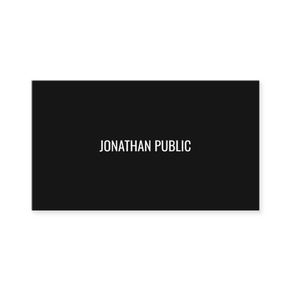 Trendy Sleek Design Black White Template B&W Cool