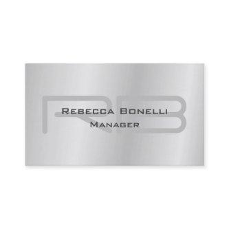 Trendy Style Grey Monogram Minimalist Plain Simple
